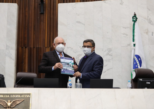 Coordenador da Frente Parlamentar do Coronavirus entrega relatório à Mesa Executiva