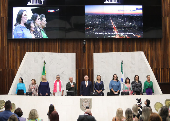 Sessão especial reconhece contribuição feminina no Paraná