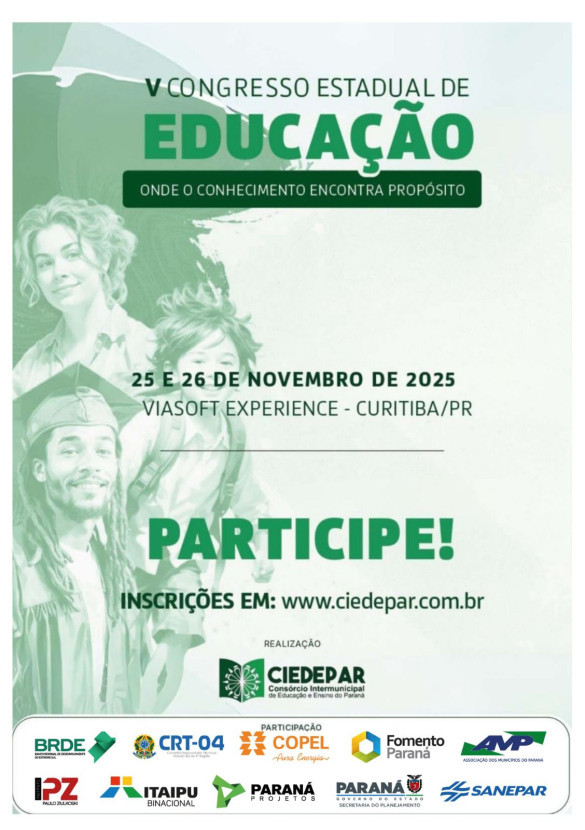 Deputado Luiz Claudio Romanelli (PSD) convida gestores e profissionais para o V Congresso Estadual de Educação, em Curitiba