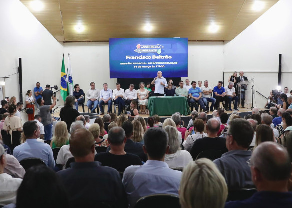 Em sessão especial, Assembleia Legislativa recebe reivindicações de Francisco Beltrão e região