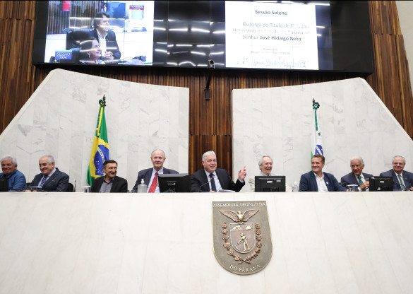 José Hidalgo Neto, o Capitão Hidalgo, recebe título de Cidadão Honorário do Paraná