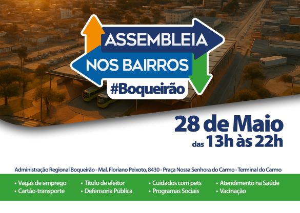 Assembleia nos Bairros estreia na próxima quarta-feira (28) no Boqueirão, em Curitiba