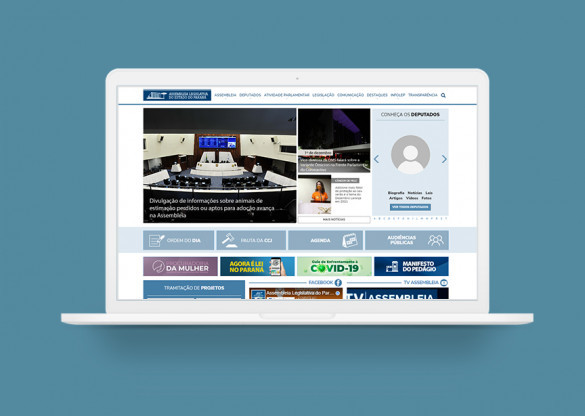 Portal da Assembleia: informação com transparência num clique