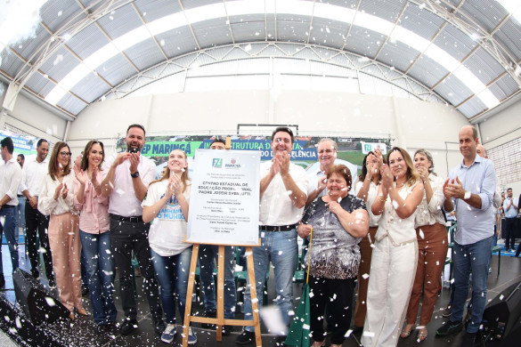 Deputada Maria Victoria (PP) participa com o governador Ratinho Júnior da inauguração de Centro de Educação Profissional de Maringá
