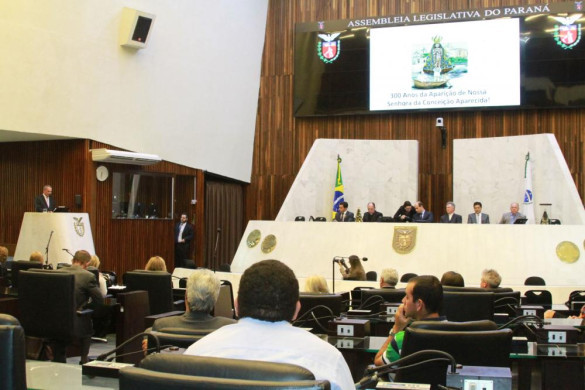Sessão solene na Assembleia Legislativa comemora os 300 anos de Nossa Senhora Aparecida