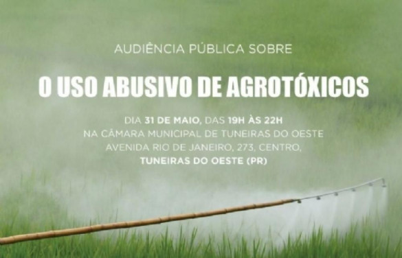 Audiência pública debate o impacto dos agrotóxicos na agricultura familiar