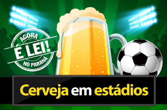 Lei que libera cerveja e chope nos estádios volta a vigorar no Paraná