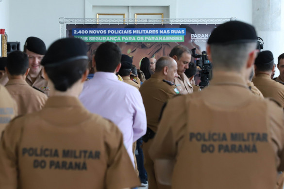 Romanelli destaca concurso para 2,4 mil policiais militares no Paraná
