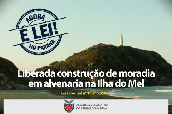 Lei permite construções em alvenaria na Ilha do Mel