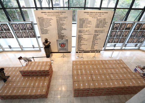 Ação solidária dos servidores da Assembleia Legislativa já arrecadou 435 cestas básicas