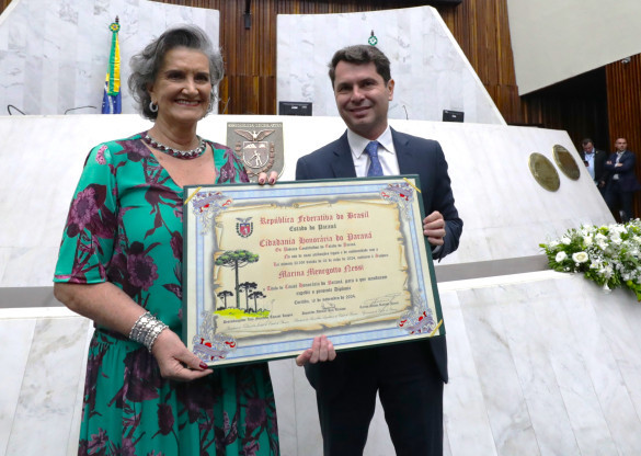 Assembleia Legislativa entrega o título de Cidadã Honorária do Paraná a Marina Nessi, idealizadora da Casacor