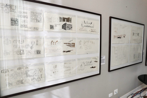 Exposição de Poty revela como artista ajudou a moldar o coração político da Assembleia Legislativa do Paraná