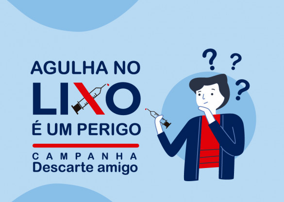 Agulha mal descartada pode causar acidentes graves e doenças