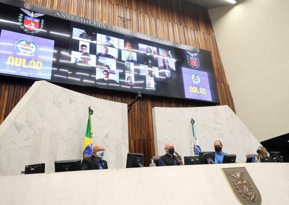 Mesmo com a pandemia, Aulão do Enem foi realizado pela Assembleia Legislativa