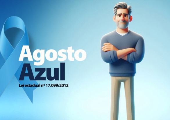 Agosto Azul: campanha incentiva homens a adotar cuidados com a saúde