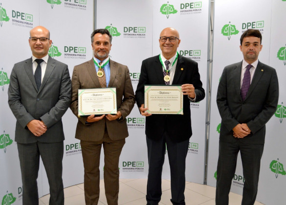 Primeiro secretário da Assembleia, deputado Romanelli é homenageado pela Defensoria Pública do Paraná