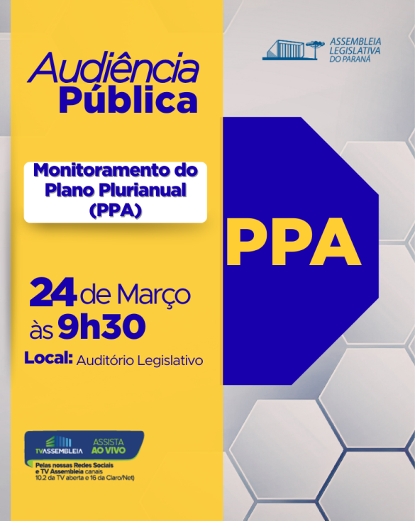 Deputado Luiz Claudio Romanelli (PSD) promove audiência pública para apresentação do monitoramento do PPA na Assembleia