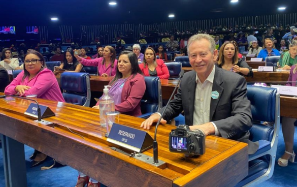 Deputado Professor Lemos (PT) participa da Marcha das Margaridas, em Brasília