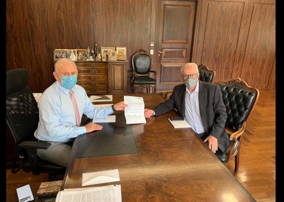 Hospitais entregam ao presidente Traiano carta à população alertando para o colapso do sistema de saúde