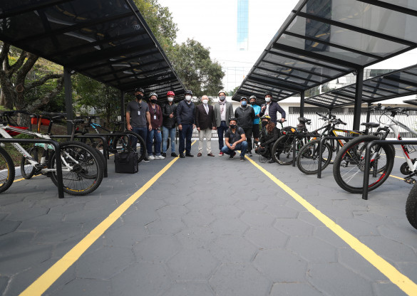 Assembleia agora tem estacionamento para bicicletas e motos