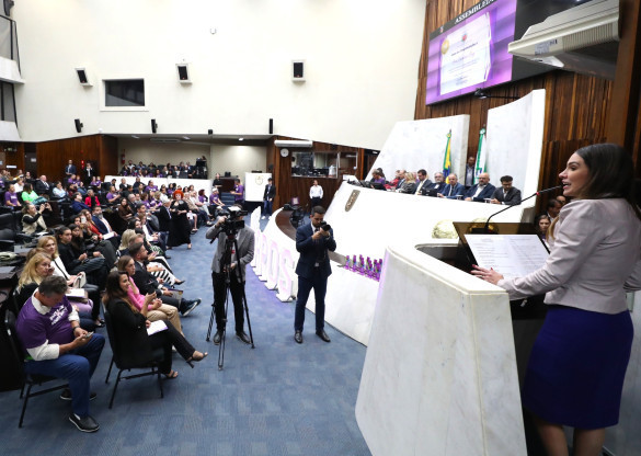 Sessão Solene marca Fevereiro Lilás e reconhece atuação de profissionais e entidades na defesa de direitos de pessoas com doenças raras no Paraná