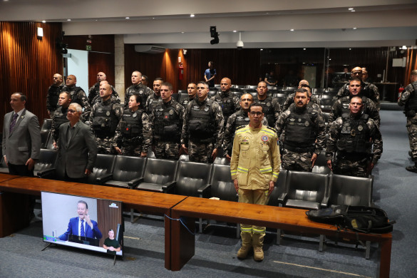 Assembleia Legislativa homenageia Batalhão de Polícia de Choque pelos relevantes serviços prestados à sociedade