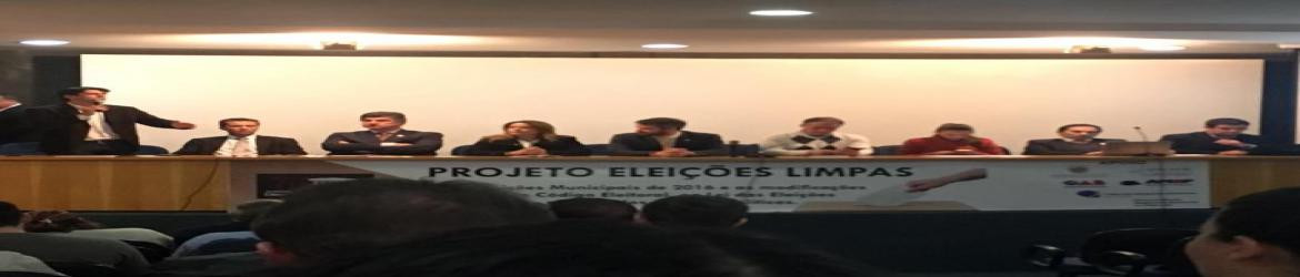 Projeto Eleições Limpas realizado em Cascavel.