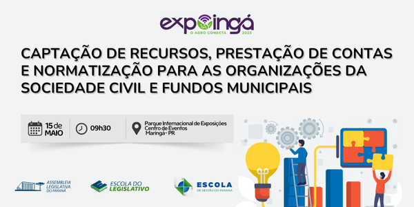 Captação de Recursos, Prestação de Contas e Normatização para as Organizações da Civil e Fundos Municipais